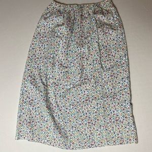 Vintage Multi Color Floral Maxi Skirt